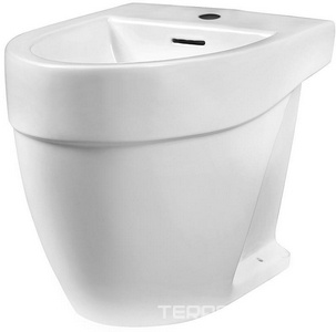 Биде напольное  365х510х400 мм, крепеж в комплекте, цвет белый, XX AMPM Bliss L C533111WH