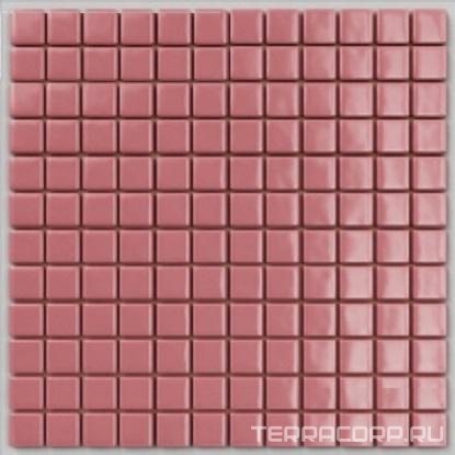 Мозаика Мастера Керамики Glass Мозаика 25FL-M-100 (розовый) (чип 2.5x2.5) ZZ31.5x31.5 Розовый, фото 3
