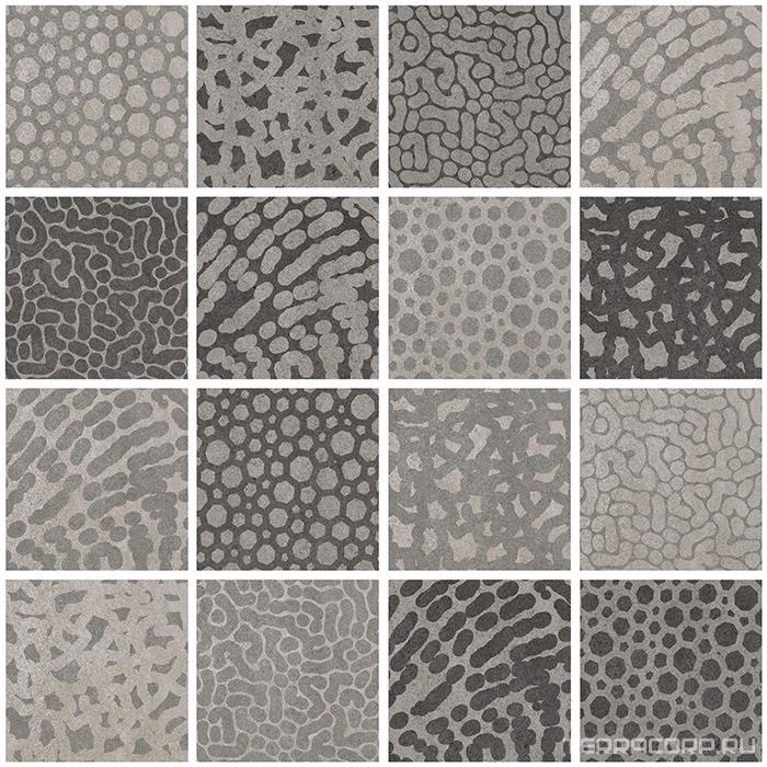 Керамогранит Lea Ceramiche Zoom Decoro Mix 20 ZZ20x20 Серый, фото 3