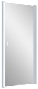 Дверь в нишу , 95*190 см, профиль хром матовый, стекло сатин  ZZ Vegas Glass EP EP 0095 07 10