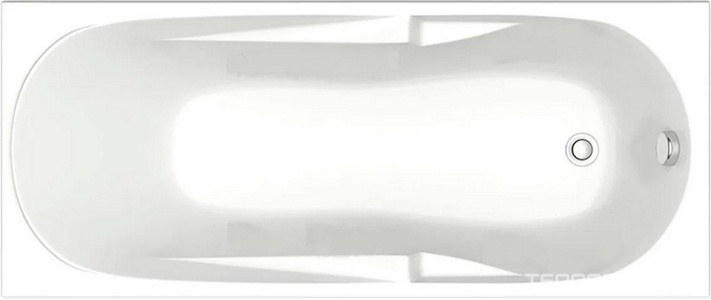 Ванна акриловая  160х70 см (БЕЗ каркаса n039601 и сифона 19649) ZZ Bas Мальдива В 00022