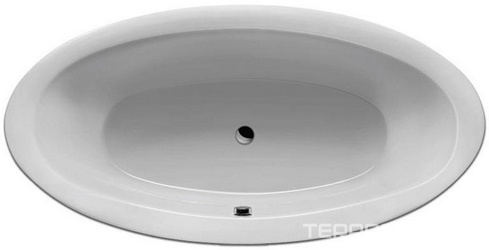 Ванна акриловая Admine 190x95 см, овальная, БЕЗ каркаса и слива-перелива, белая ZZ