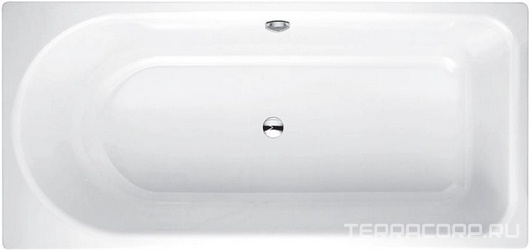 Стальная ванна Bette Ocean 8856 PLUS перелив сзади| 180x80x45