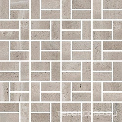 Mosaico Bricks Grigio Nat/Rett 2x5 ZZ |30x30