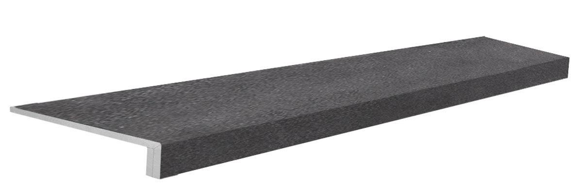 Ступени Kerama Marazzi Турнель Ступень Евро Правая серый тёмный обрезной (n071842)32x152,5 Серый, фото 3
