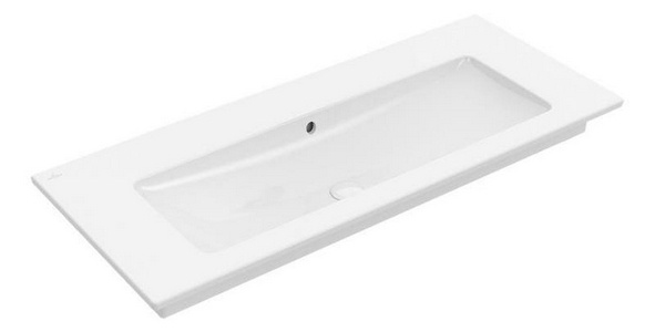 Раковина 800х500мм, 1 отв. д/смес., с переливом, для установки с мебелью (цв. R1 white cer+),  ZZ Villeroy & Boch Venticello 41048LR1