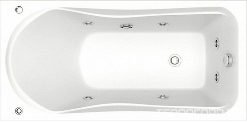 Акриловая ванна Bas Бриз 150 см с г/м| 150x75x47
