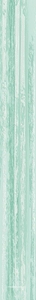 Керамическая плитка Azori Lounge Бордюр LOUNGE MINT LINEA 6.2x50.5 Зеленый 