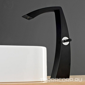 Смеситель для раковины, нажимная пробка д/к в компл., (цв.  мат.),  ZZ 3M Arche 0210 NC