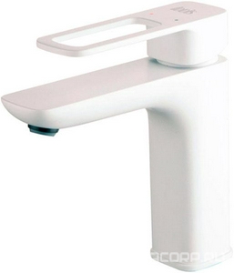 Смеситель для раковины Slide SLIWT00i01 цв. белый матовый, ZZ Iddis slide SLIWT00i01