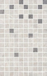 Керамическая плитка Kerama Marazzi Мармион MM6268A Декор  серый мозаичныйXX 25x40 Комбинированный 