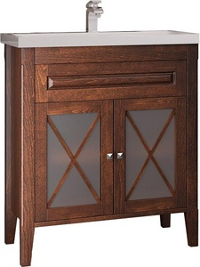 Тумба напольная  80, цвет светлый орех, БЕЗ раковины Frame -80 ZZ Opadiris Палермо 00-00002354