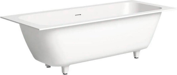 Ванна 1800х800хh600мм, встраив., литой камень S-Sense матов. цв.белый, д/к Up&Down в цвет ванны,интегрир.слив-перелив,ножки компл,  ZZ Salini Ornella Axis Kit 103511M