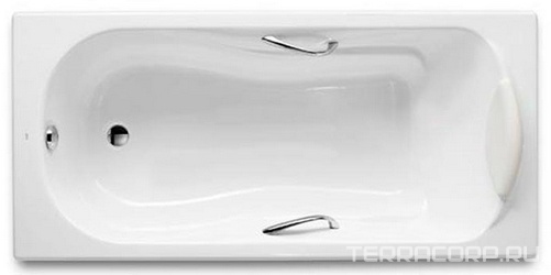 Чугунная ванна Roca Haiti 23307000R 160x80 см| 160x80x40