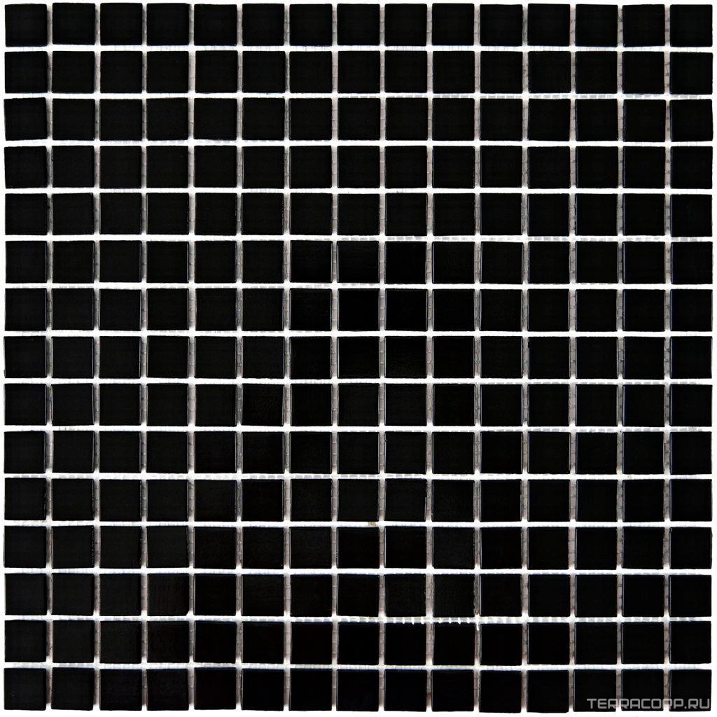 Мозаика Bonaparte Мозаика стеклянная Simple Black (на бумаге) (20x20x4) 32,7x32,7 Комбинированный, фото 3