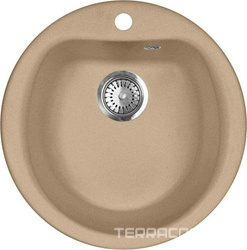 Мойка кухонная AquaGranitEx M-07 песочная| 49x49x20