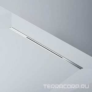 Душевой желоб щелевой 80 см, комбинированный затвор, со стальной матовой решеткой AMPM Универсал W01SC-S11-080-05SB