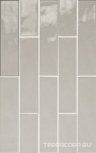 Керамическая плитка APE Ceramica Monocroma  Light Grey  ZZ7,5x30 Серый 