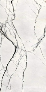 Керамогранит Florim Magnum B&W Marble Breach High-Glossy 160x320 Белый 
