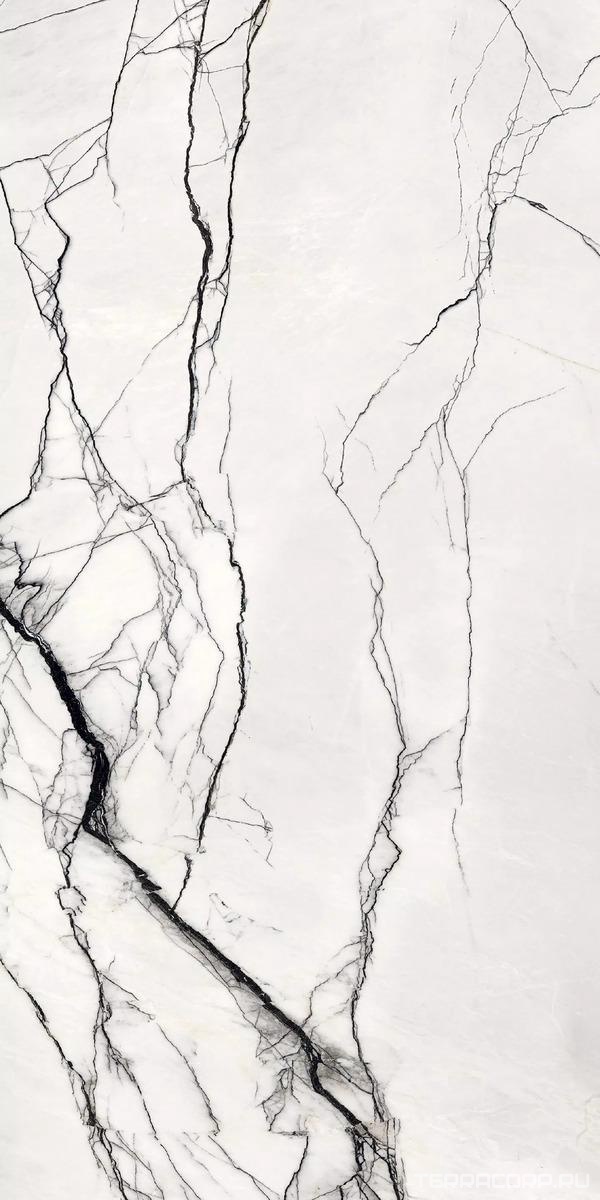 Керамогранит Florim Magnum B&W Marble Breach High-Glossy 160x320 Белый, фото 6