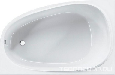Ванна акриловая 170х110 см, правая, (без каркаса, панели и сифона) ZZ
