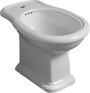 Биде напольное 390х580хh400мм, с 1 отв.д/смесит., (крепится к полу на cиликон),  Simas Lante LA04