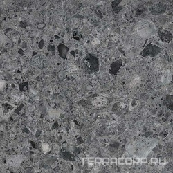 Керамогранит Idalgo Гранит Герда  черно-оливковая LLR лапатир. ( заказ от 1000 м2) 60x60 Черный 