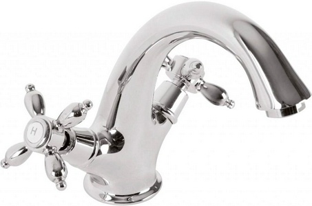 Смеситель для раковины, с д/к, (цв.хром),  ZZ Cezares Nostalgia NOSTALGIA-LS1-01