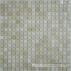Мозаика из камня на сетке М20-246-15Т ZZ |30.5x30.5
