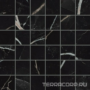 Мозаика AtlasConcorde Россия EMPIRE Empire Calacatta Black Mosaic /ЭМПАИР КАЛАК. БЛЭК МОЗАИКА 30x30 Черный 