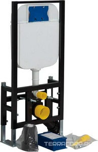 Инсталляция для подвесного унитаза к полу., БЕЗ кнопки, крепеж в комплекте, ZZ Creavit Универсал GR5004.01