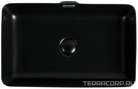 Раковина накладная Perfect-3-MB 55х35 см, цвет черный матовый ZZ Aquanet Soul 273676