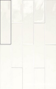 Керамическая плитка APE Ceramica Monocroma  White  ZZ7,5x30 Белый 