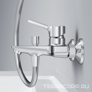 Смеситель для ванны/душа  излив 164 мм, цв.хром AMPM X-Joy F85B10000