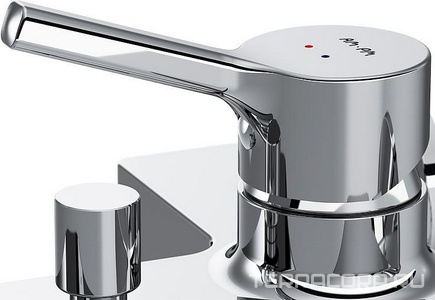 Смеситель для ванны/душа  излив 164 мм, цв.хром AMPM X-Joy F85B10000