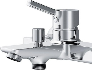 Смеситель для ванны/душа  излив 164 мм, цв.хром AMPM X-Joy F85B10000