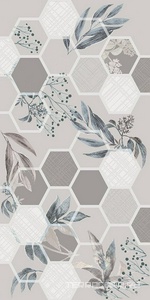 Керамическая плитка Azori Incisio  Diamond 31.5x63 Серый 