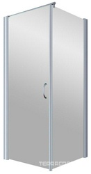 Душевое ограждение EP-Fis, 800x1000x1890 мм (дверь на стороне 80 см), профиль хром мат. стекло прозрачное, БЕЗ поддона, БЕЗ покрытия ZZ