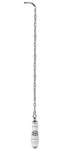 Цепочка с ручкой слива для "Высокого" бачка, (цв.хром),  ZZ Devon & Devon Etoile IB1043CPMC