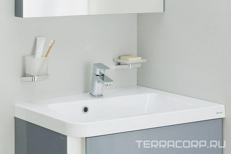 Смеситель для умывальника с донным клапаном TD F 011.00 Ravak 10° FREE X070126