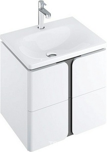 Тумба под умывальник SD  500 белый/графит Ravak BALANCE X000001365