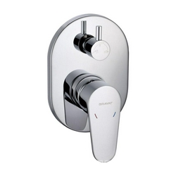 Смеситель Bravat Eler FB848238CP-3-RUS С ВНУТРЕННЕЙ ЧАСТЬЮ, для ванны с душем| 12x18x18