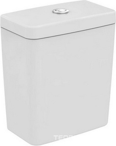 Бачок для унитаза, двойной смыв, кнопка смыва цв.хром, нижняя подводка,  KL Ideal Standard Connect Е797001