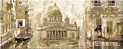 Керамическая плитка Azori Sfumato Декор Beige "Vistas" XX1 l20.1x50.5 Бежевый, фото 5