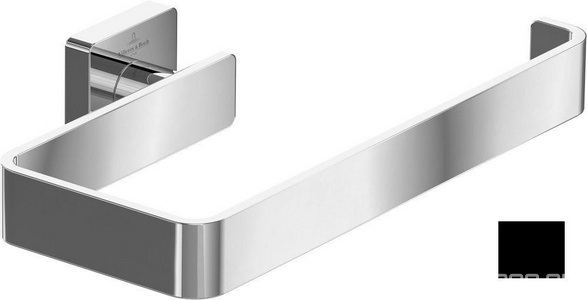 Полотенцедержатель двойной 600мм, (цв.черный матовый),  ZZ Villeroy & Boch Elements – Striking TVA152004000K5