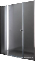 Душевая дверь 1200x1950 мм, стекло-Punto, профиль-хром ZZ