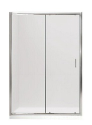 UNO-BF-1-120-M-Cr Душевая дверь, матовое стекло, профиль хром | ZZ