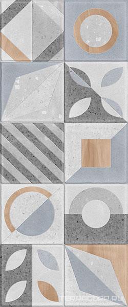 Керамическая плитка Gracia ceramica Supreme multi wall 03 25x60 Комбинированный, фото 4