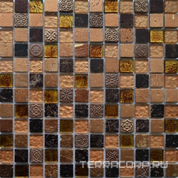 Мозаика Glass & Stone KG2301 комбинированная  (чип 23x23) ZZ|30x30