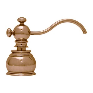 Дозатор для жидкого мыла или иного моющего средства, встраиваемый в столешницу в ванной или на кухне, (цв.бронза),  ZZ Migliore Complementi 21966